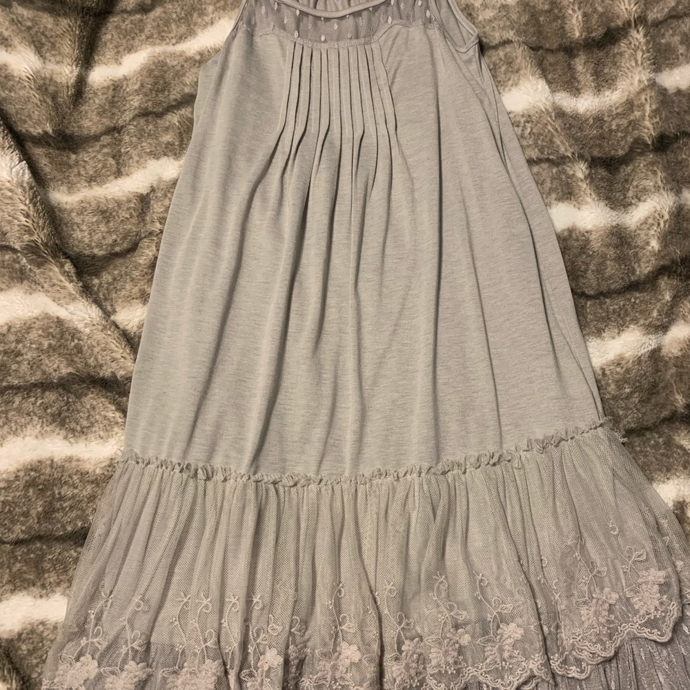 Spaghetti dress.